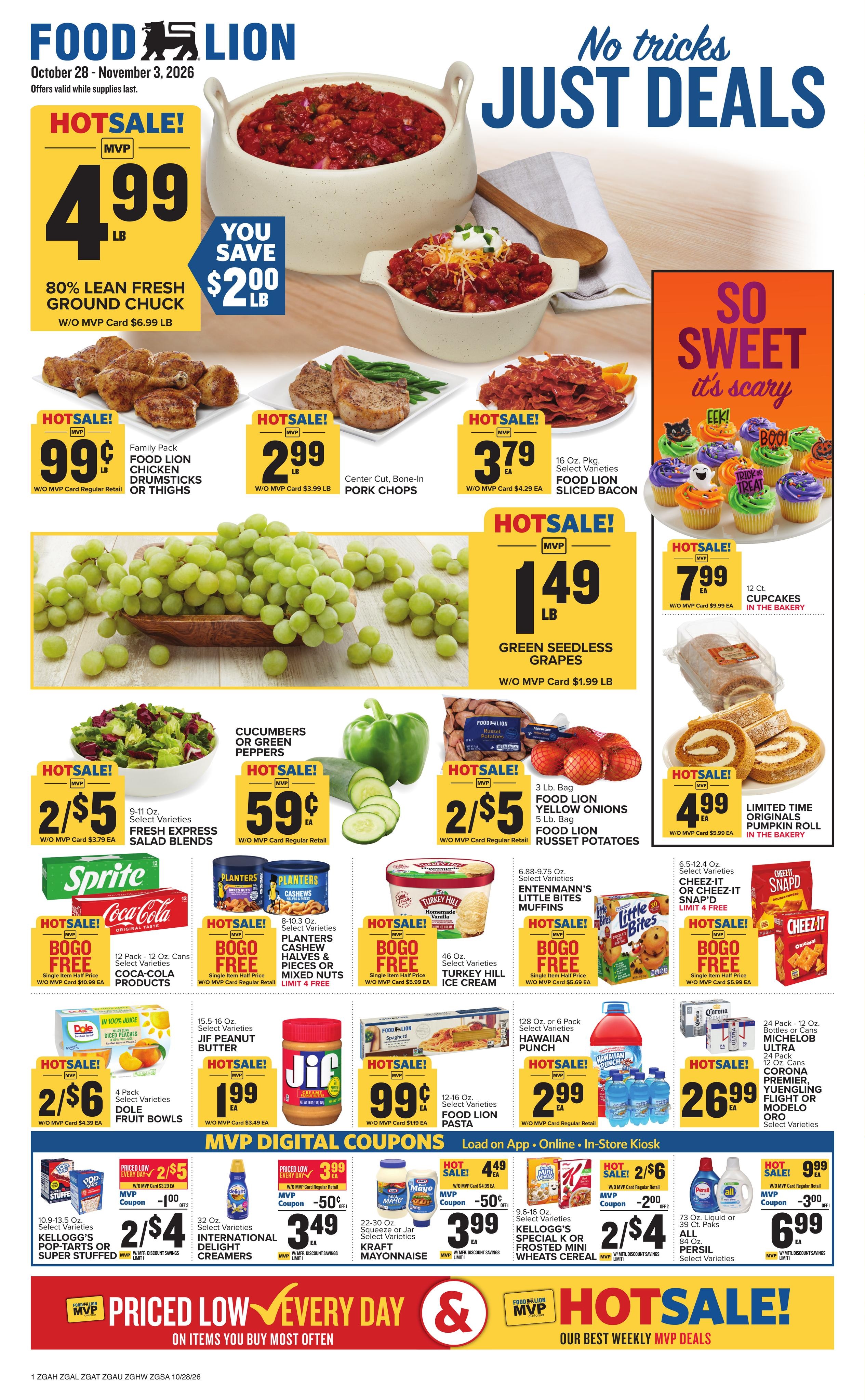 Food Lion (Tallahassee Area, FL) Weekly Ad October 28 - November 3, 2026