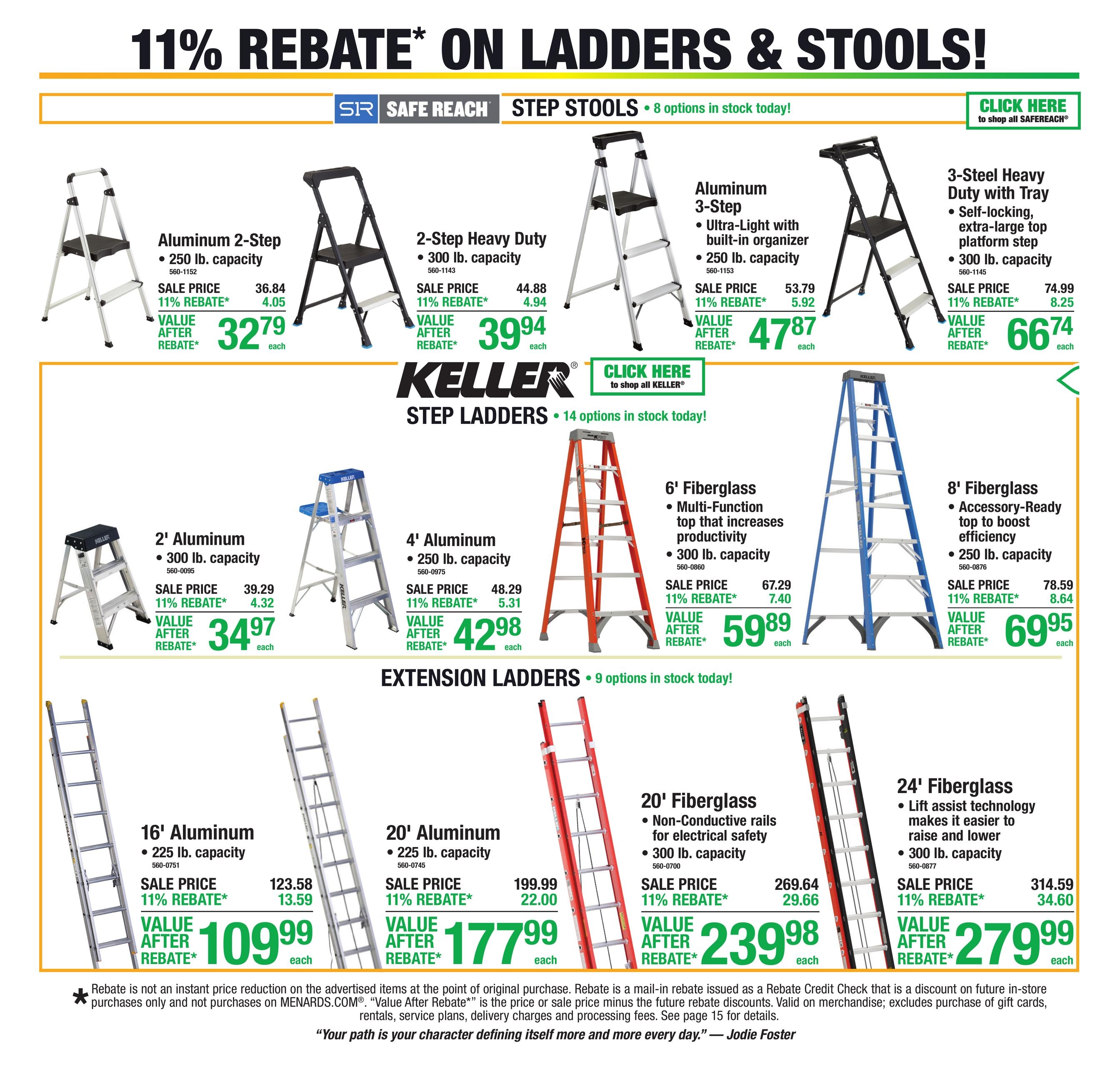 Menards (Brookville Area, IN) 11% Rebate Sale Weekly Ad October 28 - November 8, 2026