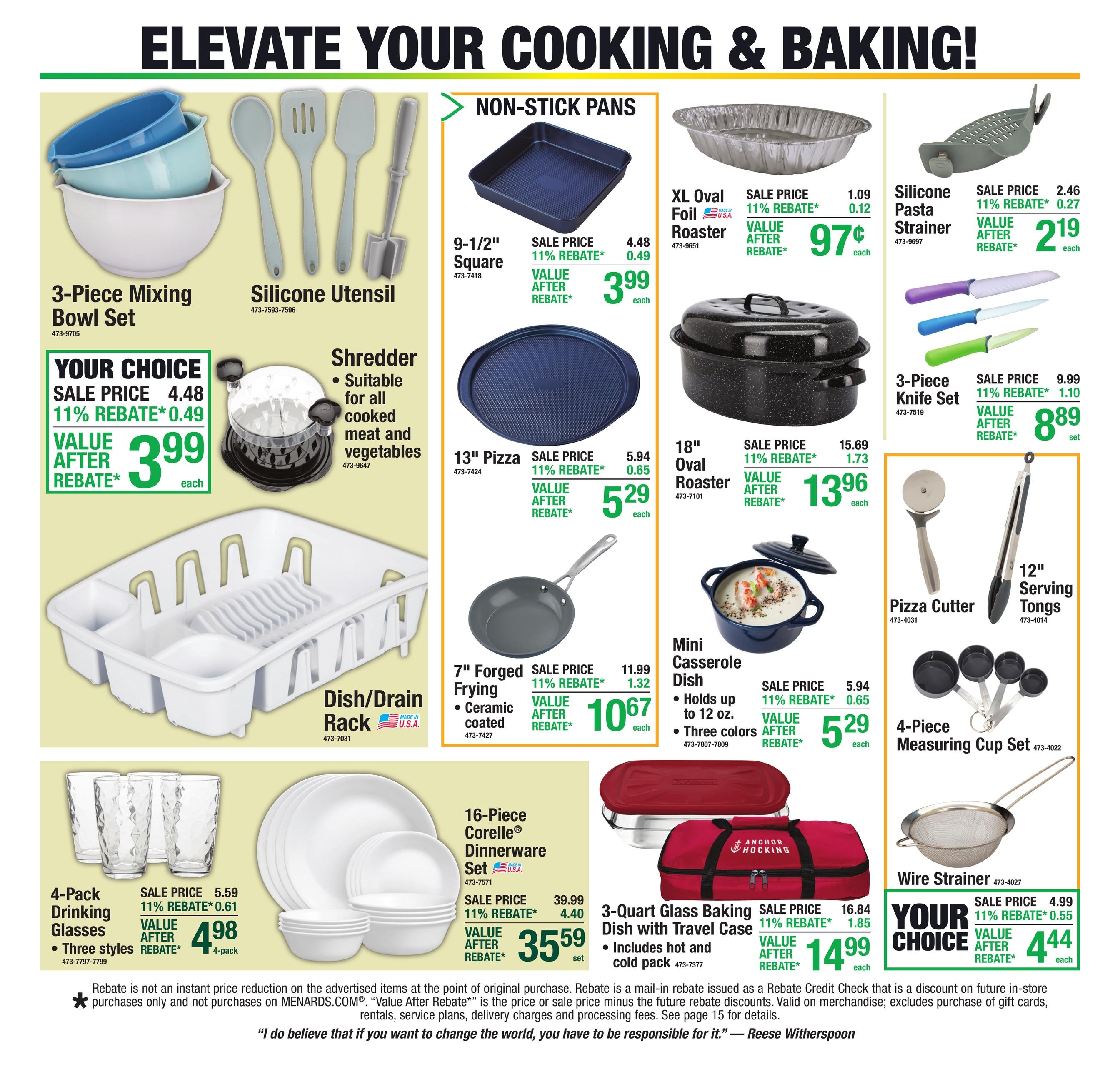 Menards (Brookville Area, IN) 11% Rebate Sale Weekly Ad October 28 - November 8, 2026