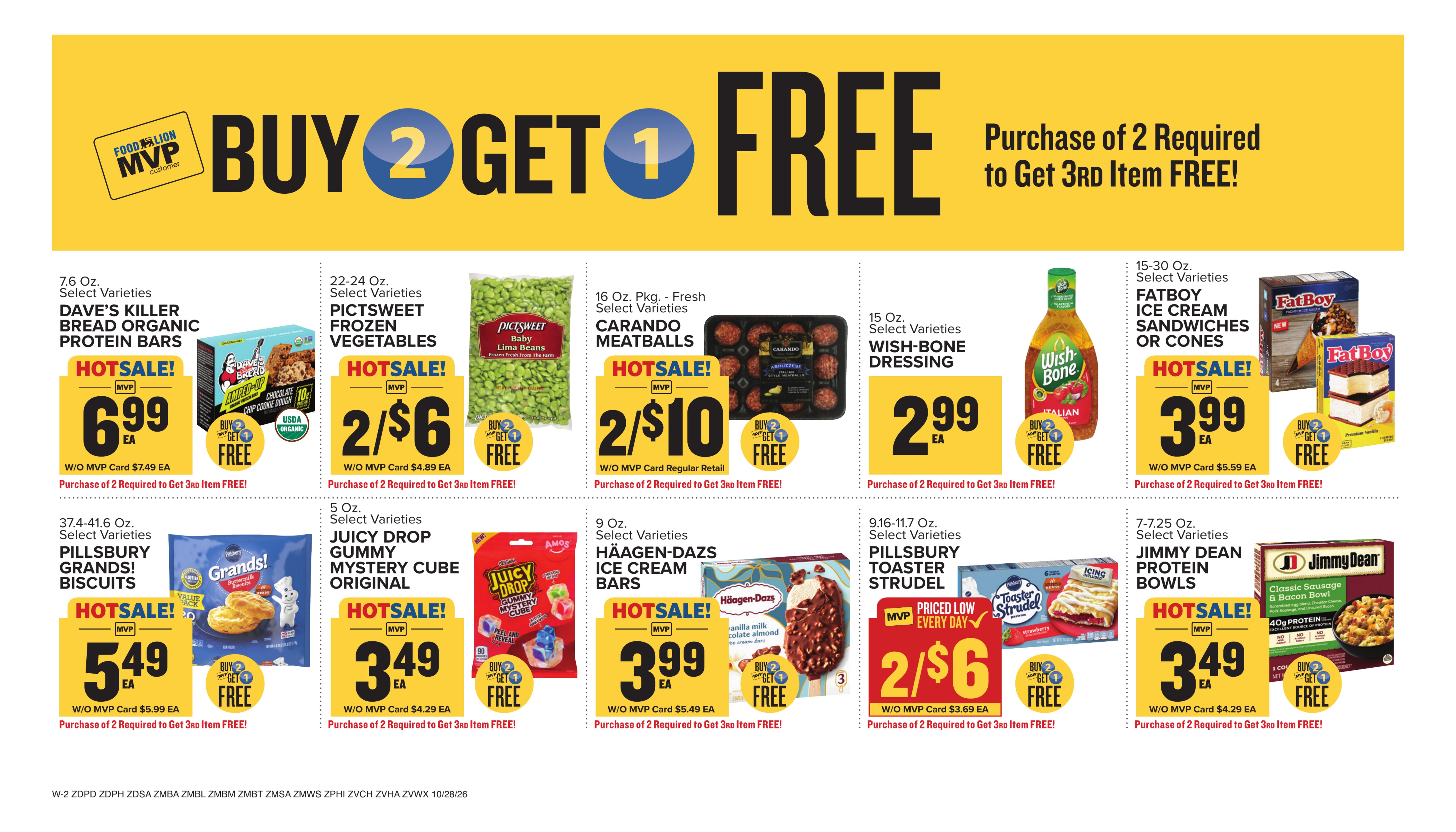 Food Lion (Bridgewater Area, VA) Weekly Ad October 28 - November 3, 2026