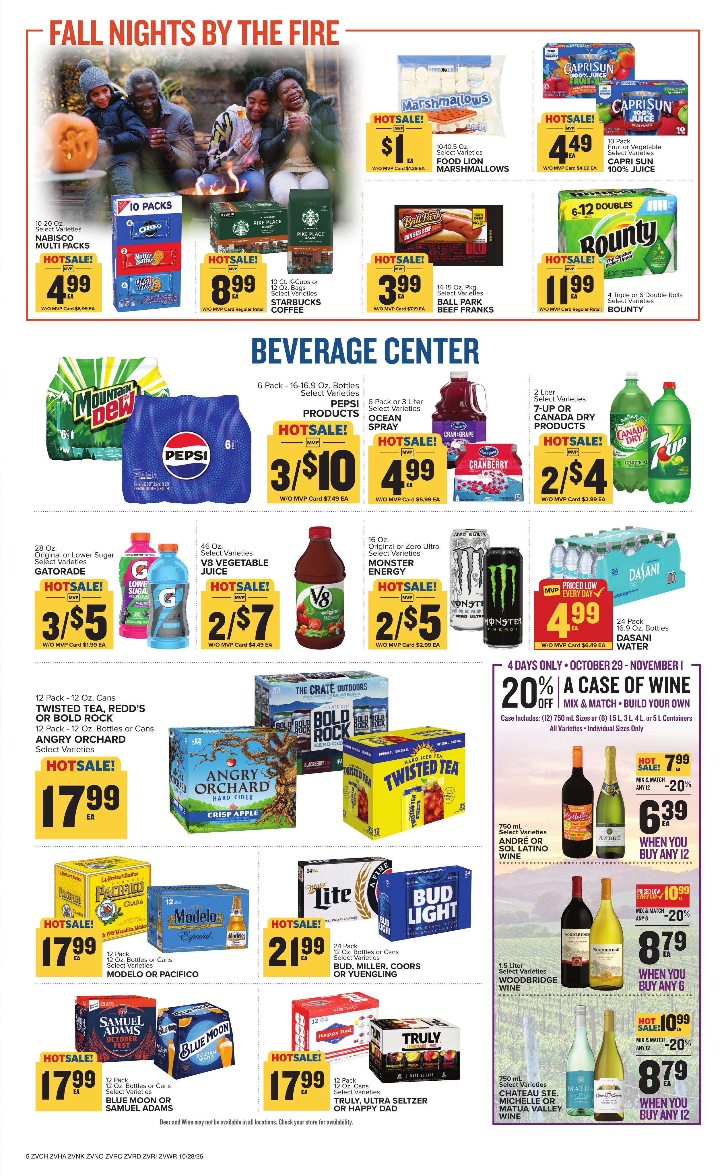 Food Lion (Chesapeake Area, VA) Weekly Ad October 28 - November 3, 2026