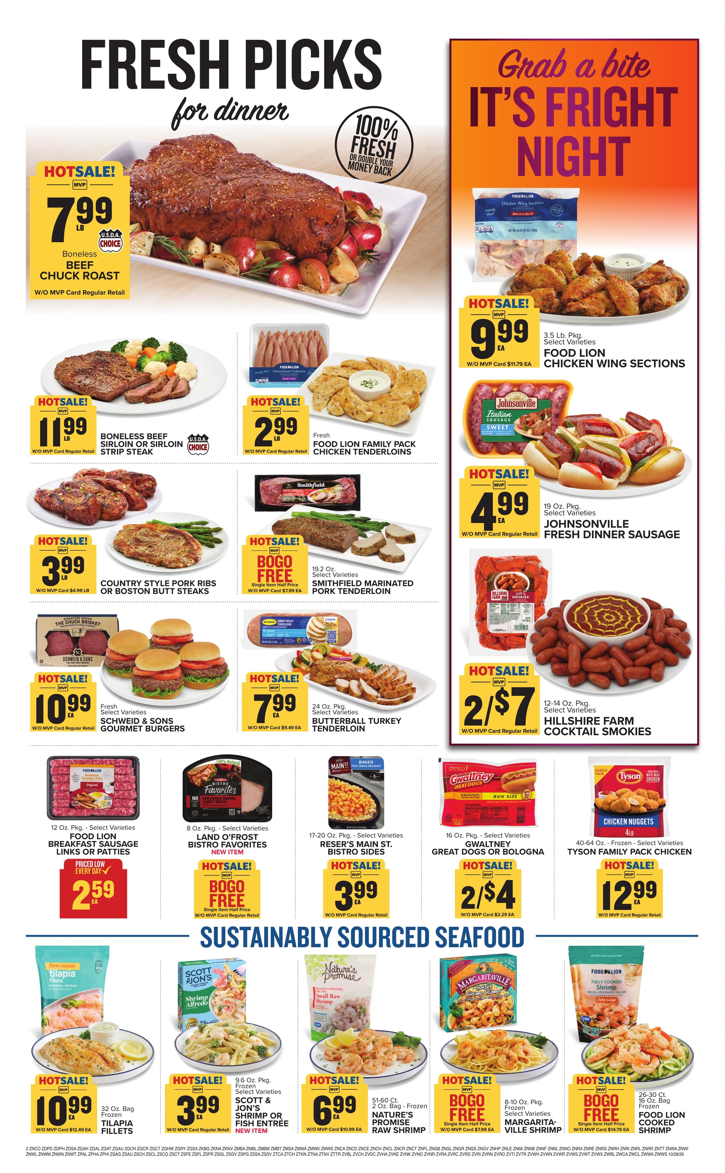 Food Lion (Chesapeake Area, VA) Weekly Ad October 28 - November 3, 2026