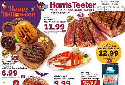 Harris Teeter (Asheville Area, NC) Weekly Ad October 28 - November 3, 2026