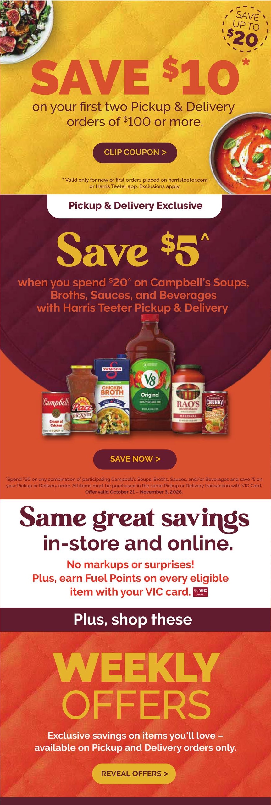 Harris Teeter (Asheville Area, NC) Weekly Ad October 28 - November 3, 2026