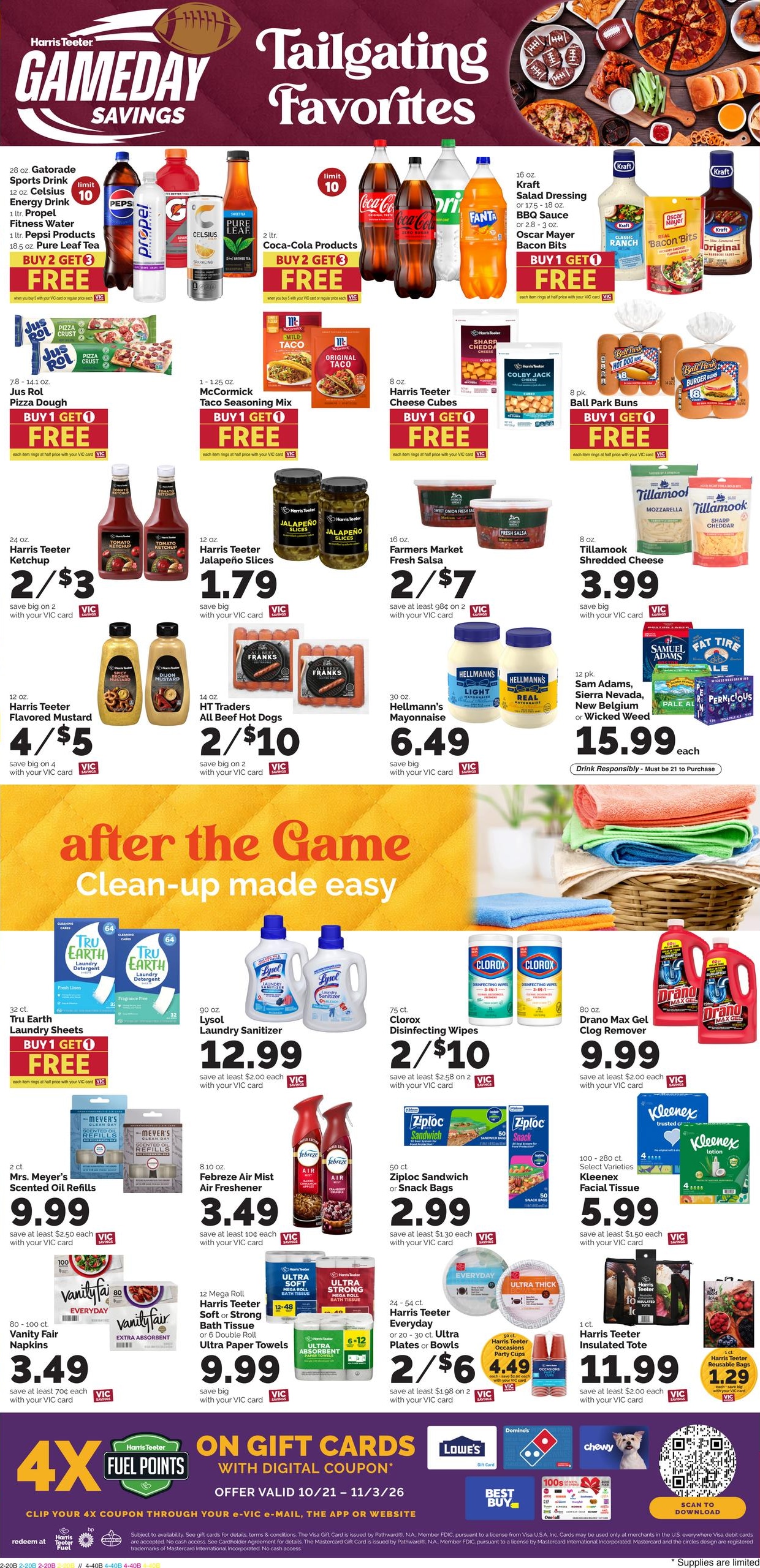 Harris Teeter (Asheville Area, NC) Weekly Ad October 28 - November 3, 2026