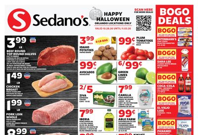 Sedano's (Orlando Area, FL) Weekly Ad October 28 - November 3, 2026