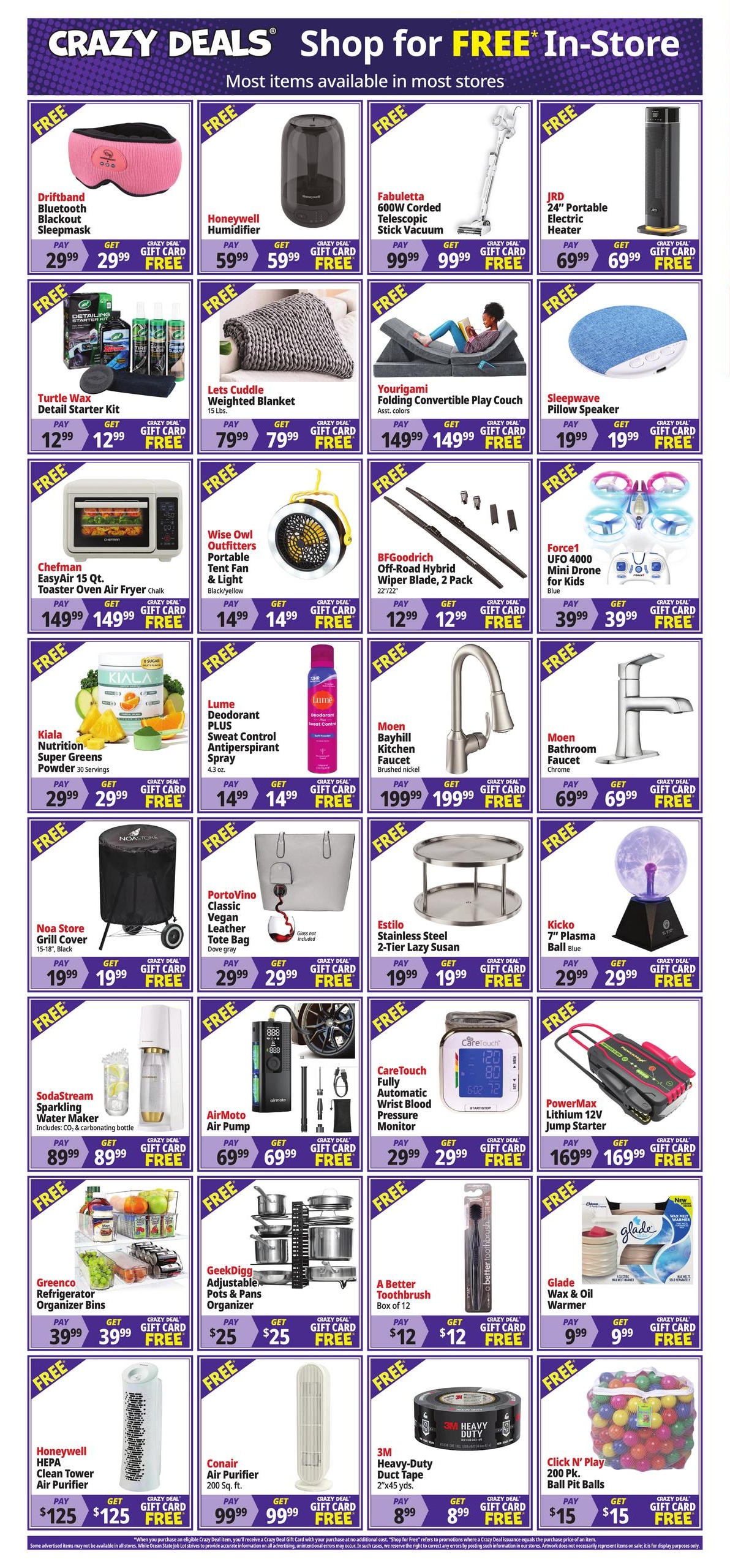 Ocean State Job Lot (Bridgeport Area, CT) Weekly Ad October 29 - November 4, 2026