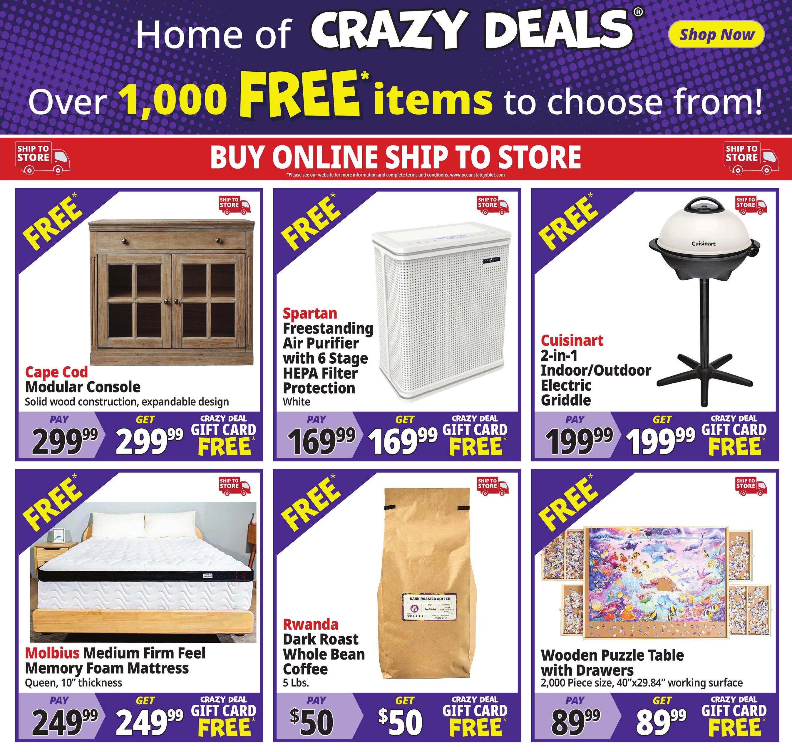 Ocean State Job Lot (Bridgeport Area, CT) Weekly Ad October 29 - November 4, 2026