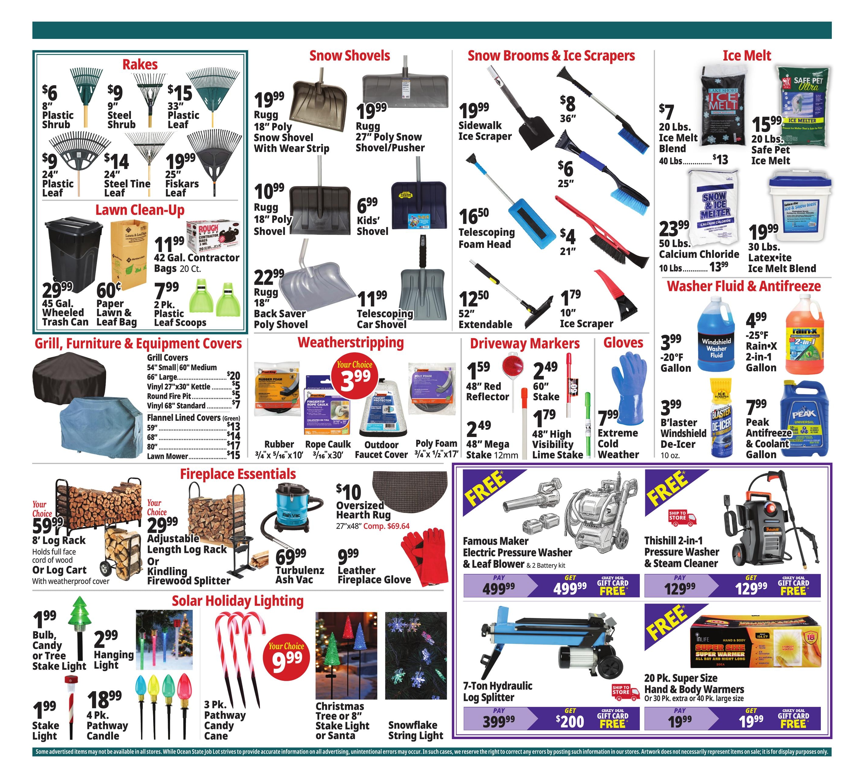 Ocean State Job Lot (Bridgeport Area, CT) Weekly Ad October 29 - November 4, 2026