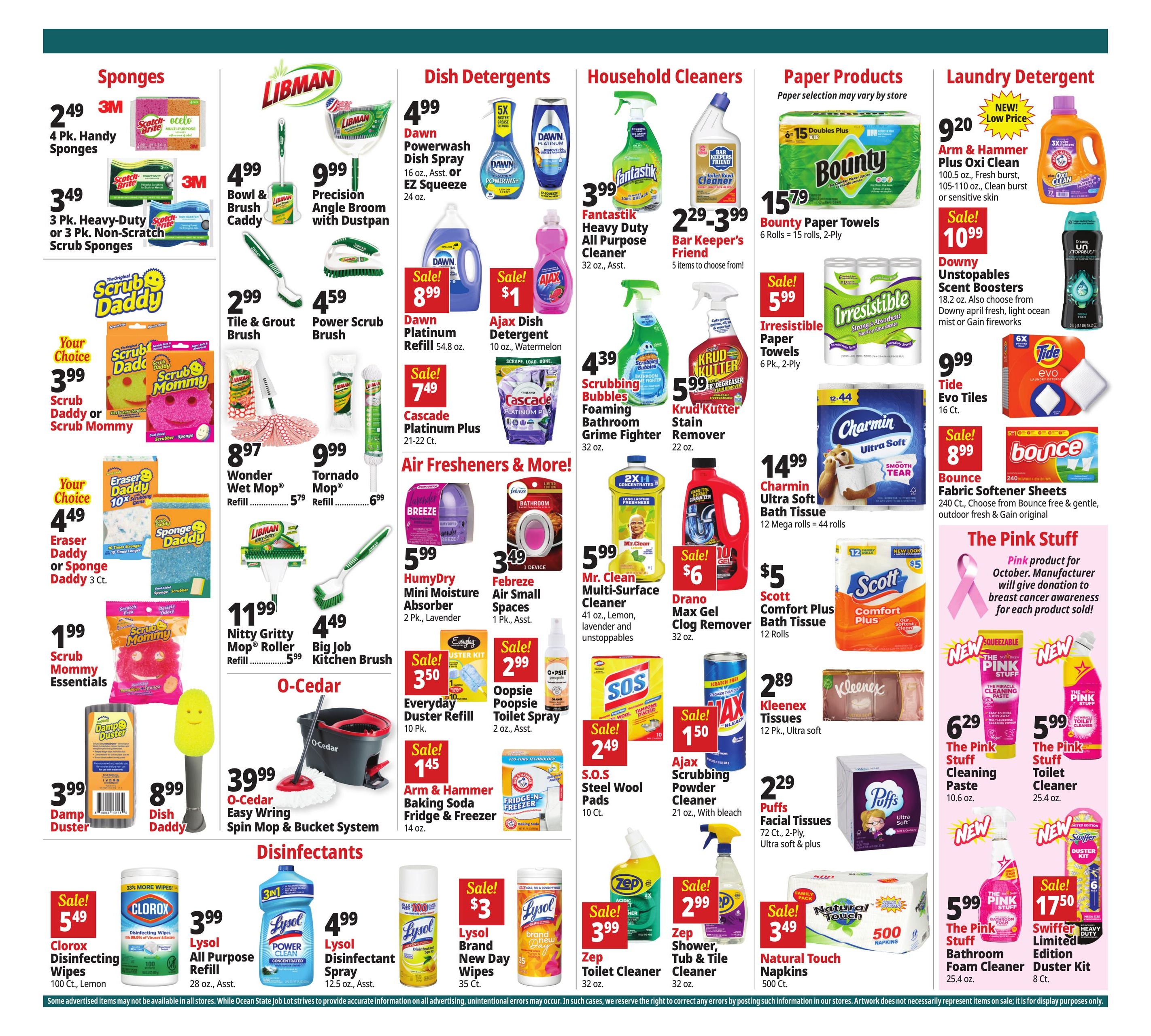 Ocean State Job Lot (Washington Area, DC) Weekly Ad October 29 - November 4, 2026