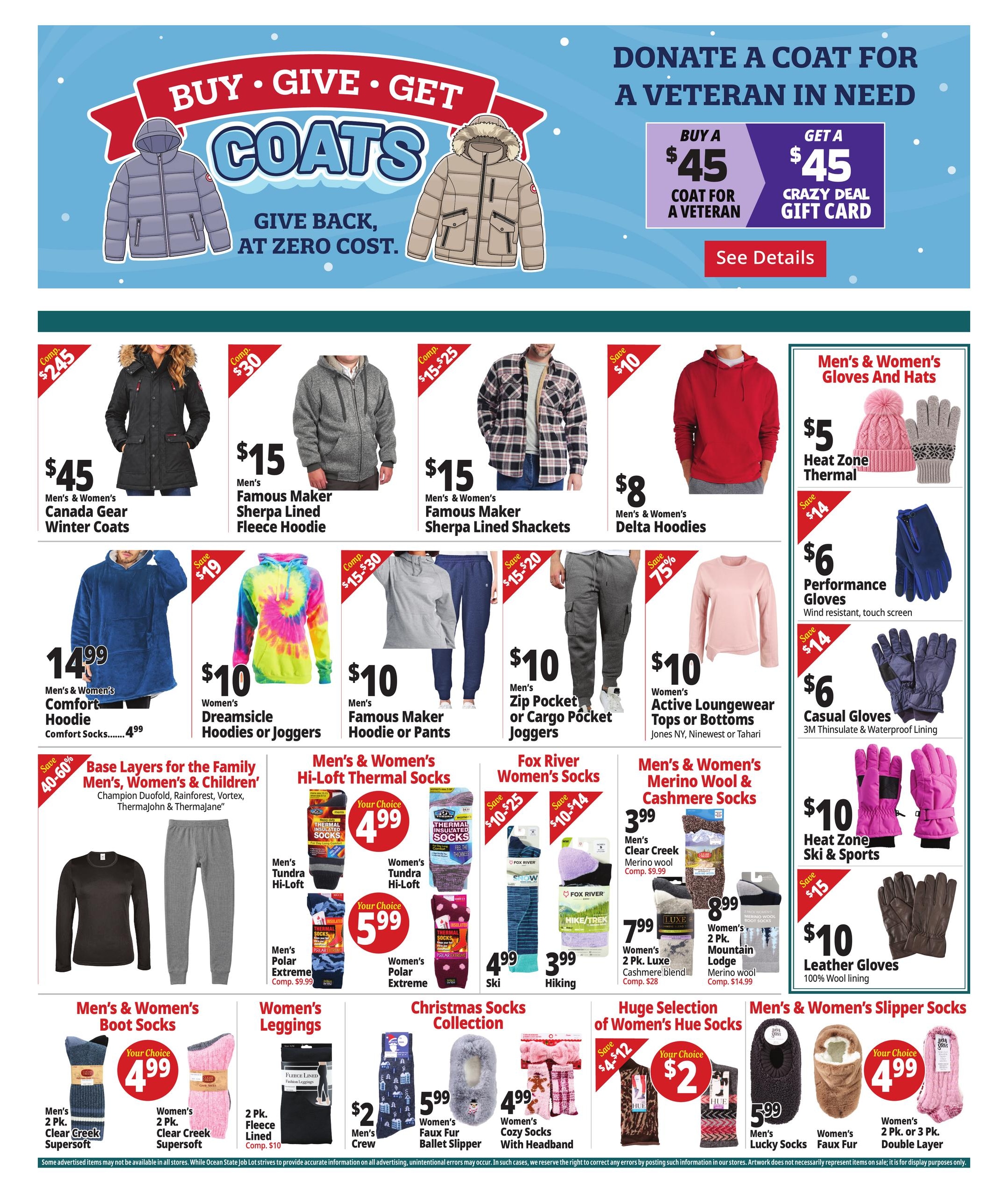 Ocean State Job Lot (Washington Area, DC) Weekly Ad October 29 - November 4, 2026