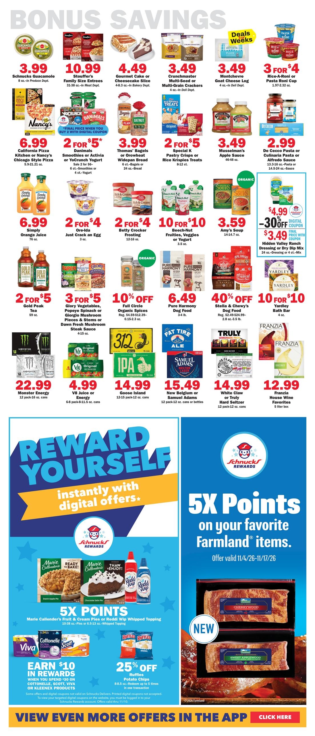Schnucks (Chester Area, IL) Weekly Print Weekly Ad November 4 - 10, 2026