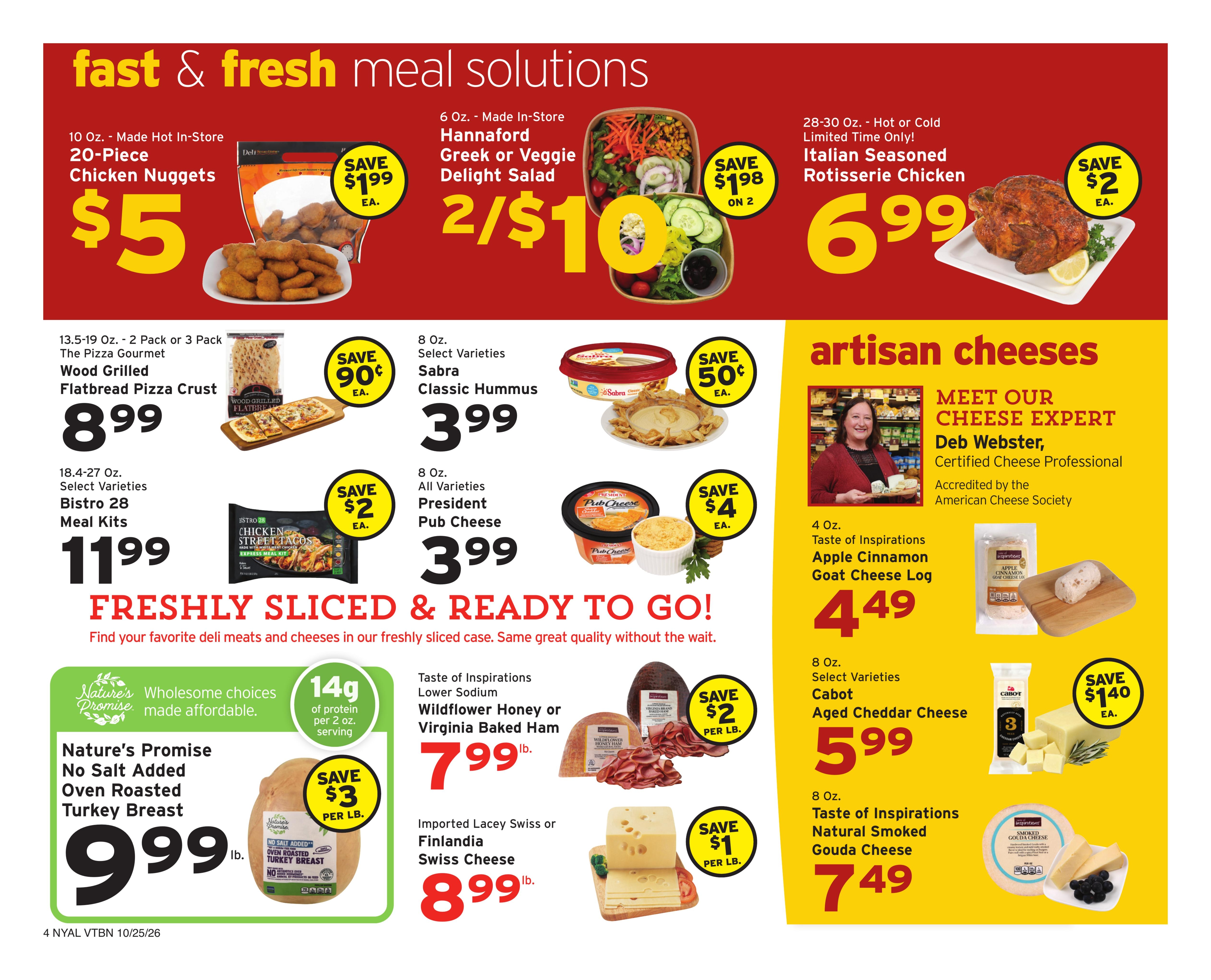 Hannaford (Albany Area, NY) Week 44 Flyer for Flipp Weekly Ad October 25 - 31, 2026
