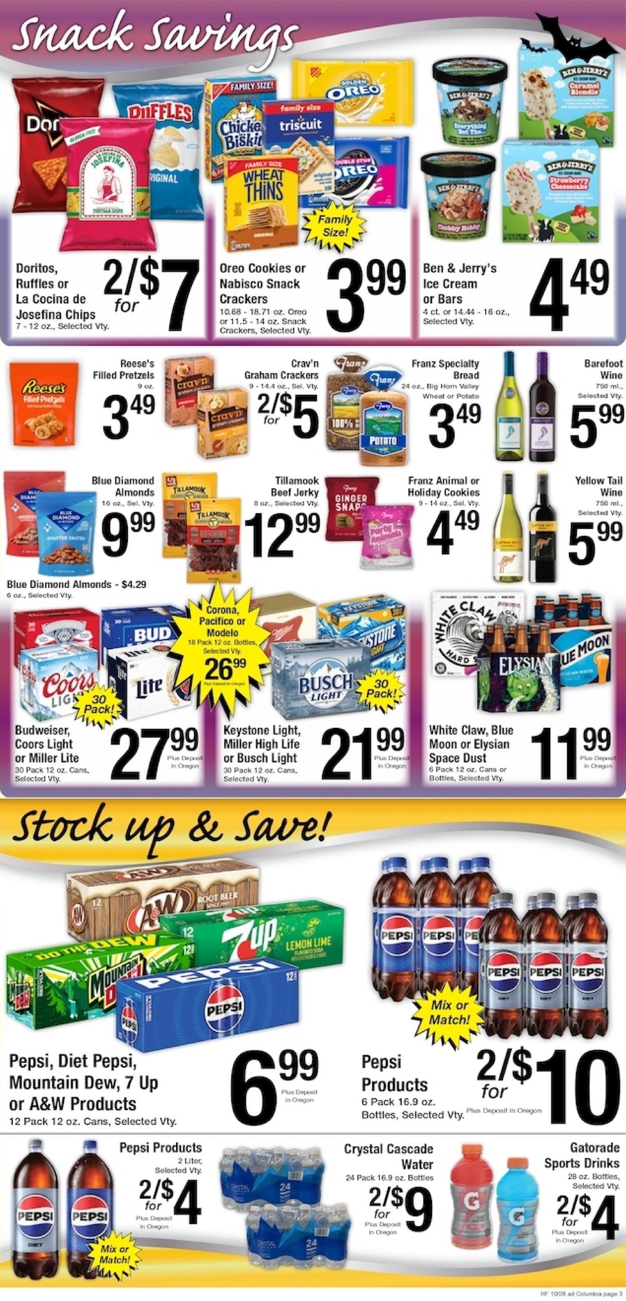 Harvest Foods (Boardman Area, OR) Weekly Ad October 28 - November 3, 2026
