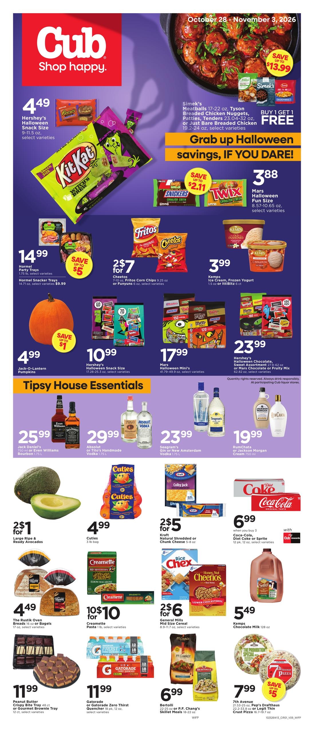 Cub Foods (Rockford Area, IL) Weekly Savings Weekly Ad October 28 - November 3, 2026