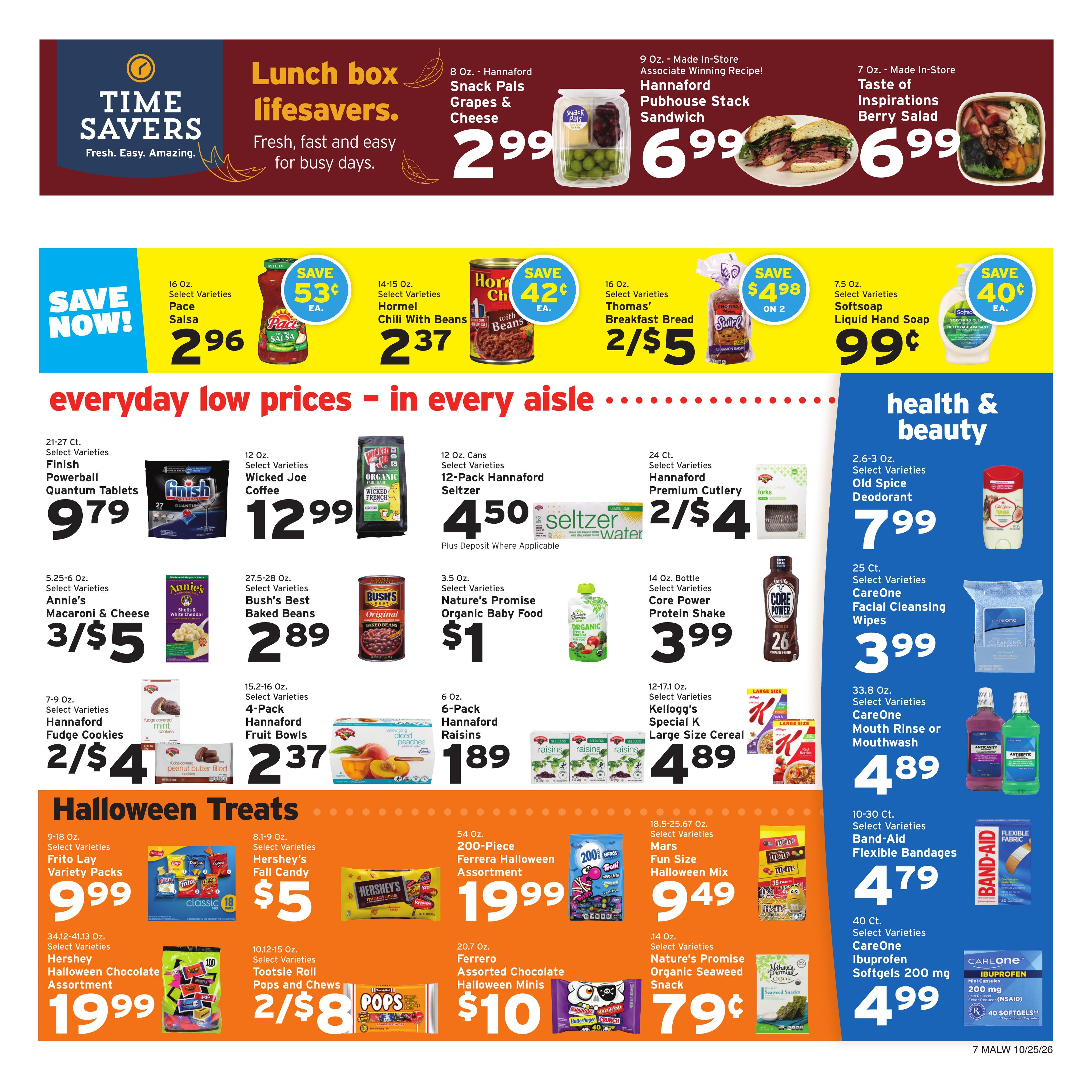Hannaford (Athol Area, MA) Week 44 Flyer for Flipp Weekly Ad October 25 - 31, 2026