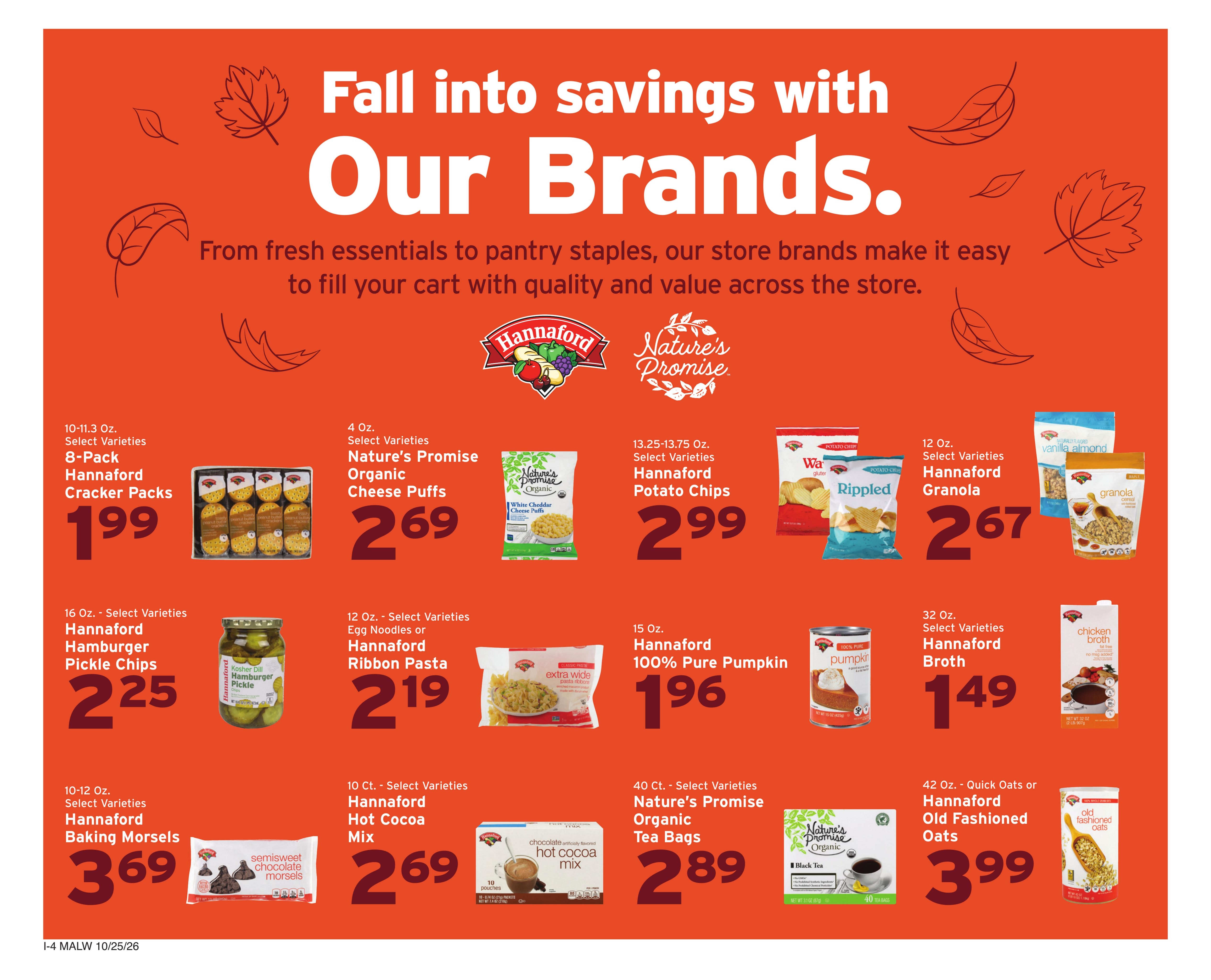 Hannaford (Athol Area, MA) Week 44 Flyer for Flipp Weekly Ad October 25 - 31, 2026
