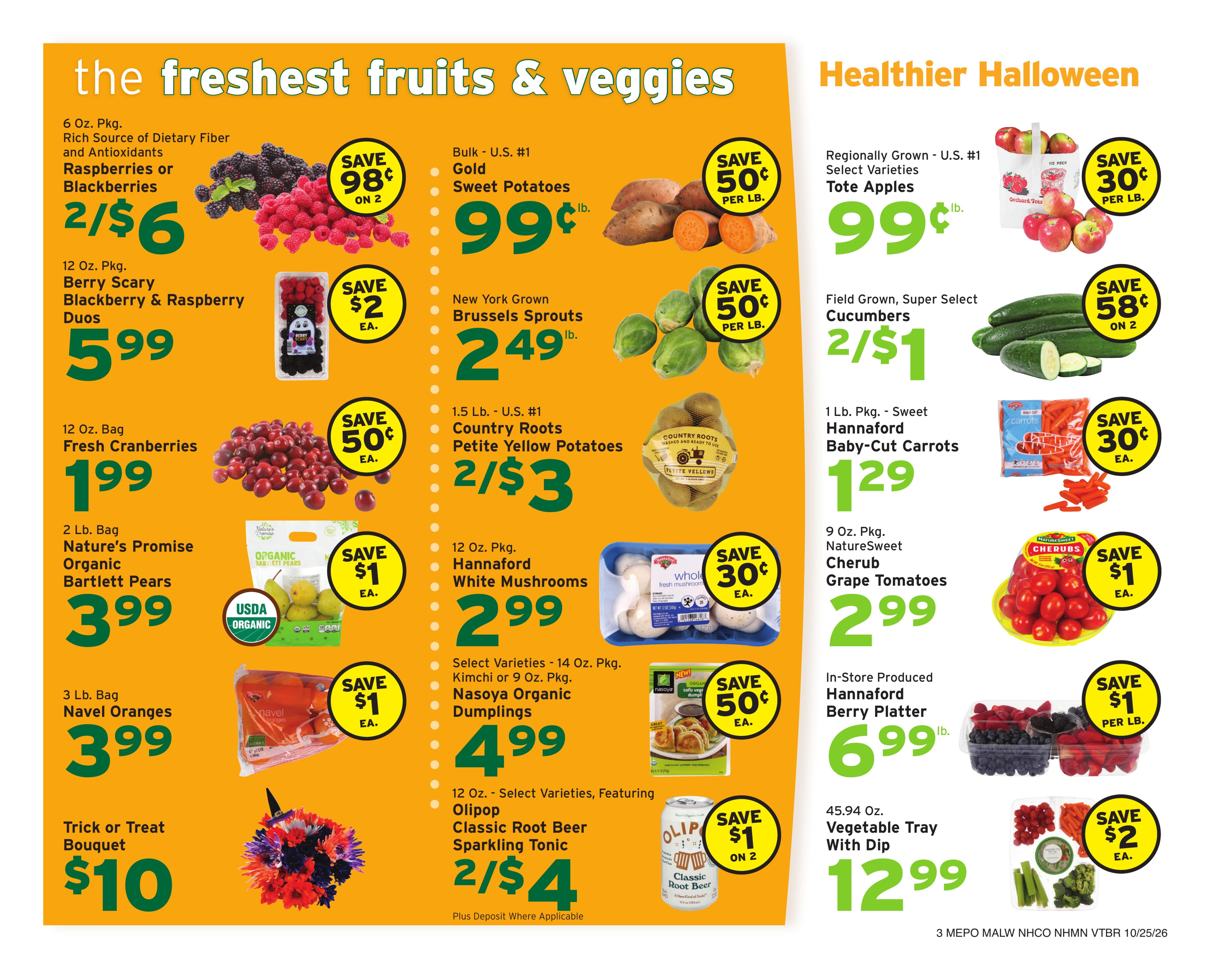 Hannaford (Athol Area, MA) Week 44 Flyer for Flipp Weekly Ad October 25 - 31, 2026