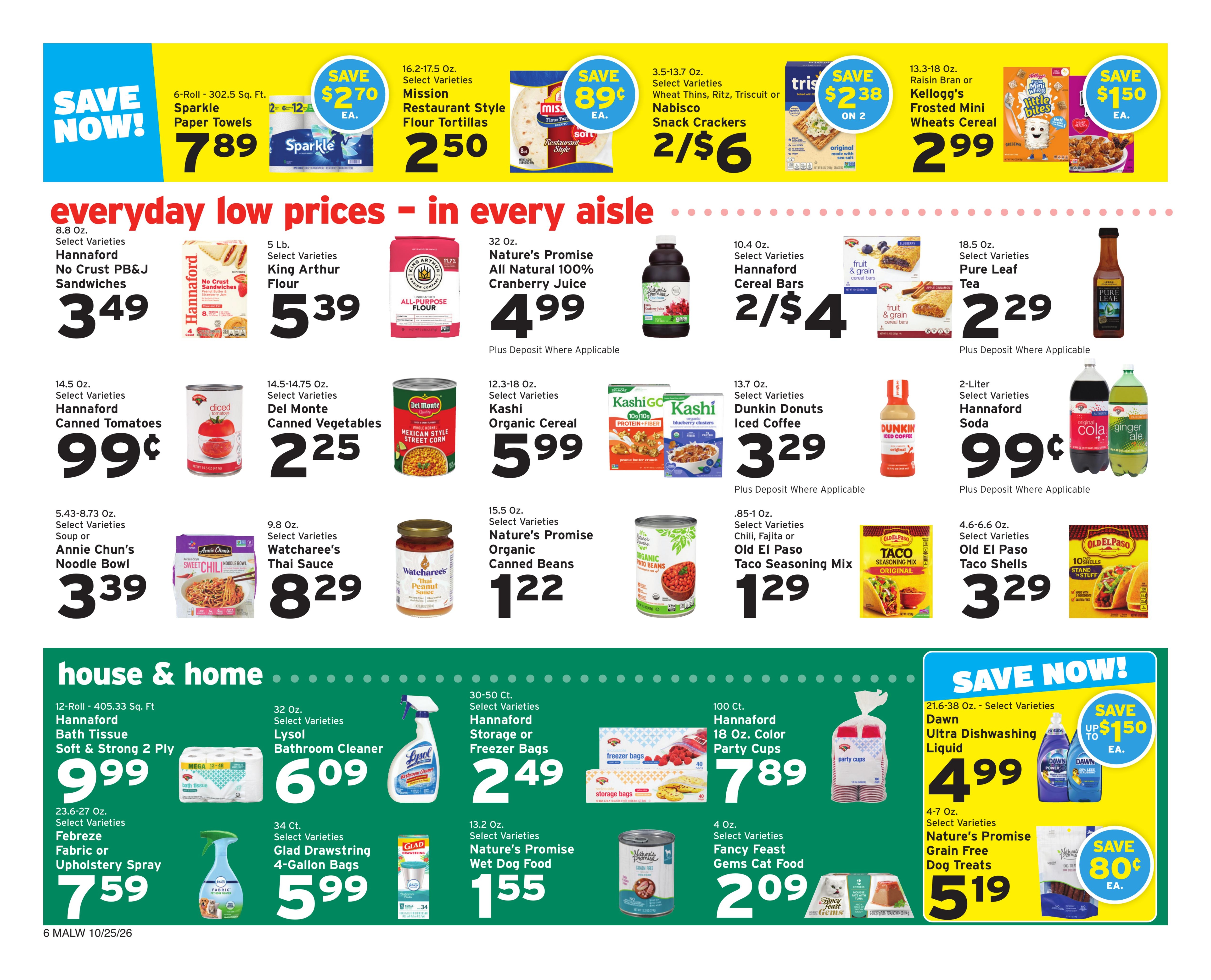 Hannaford (Athol Area, MA) Week 44 Flyer for Flipp Weekly Ad October 25 - 31, 2026