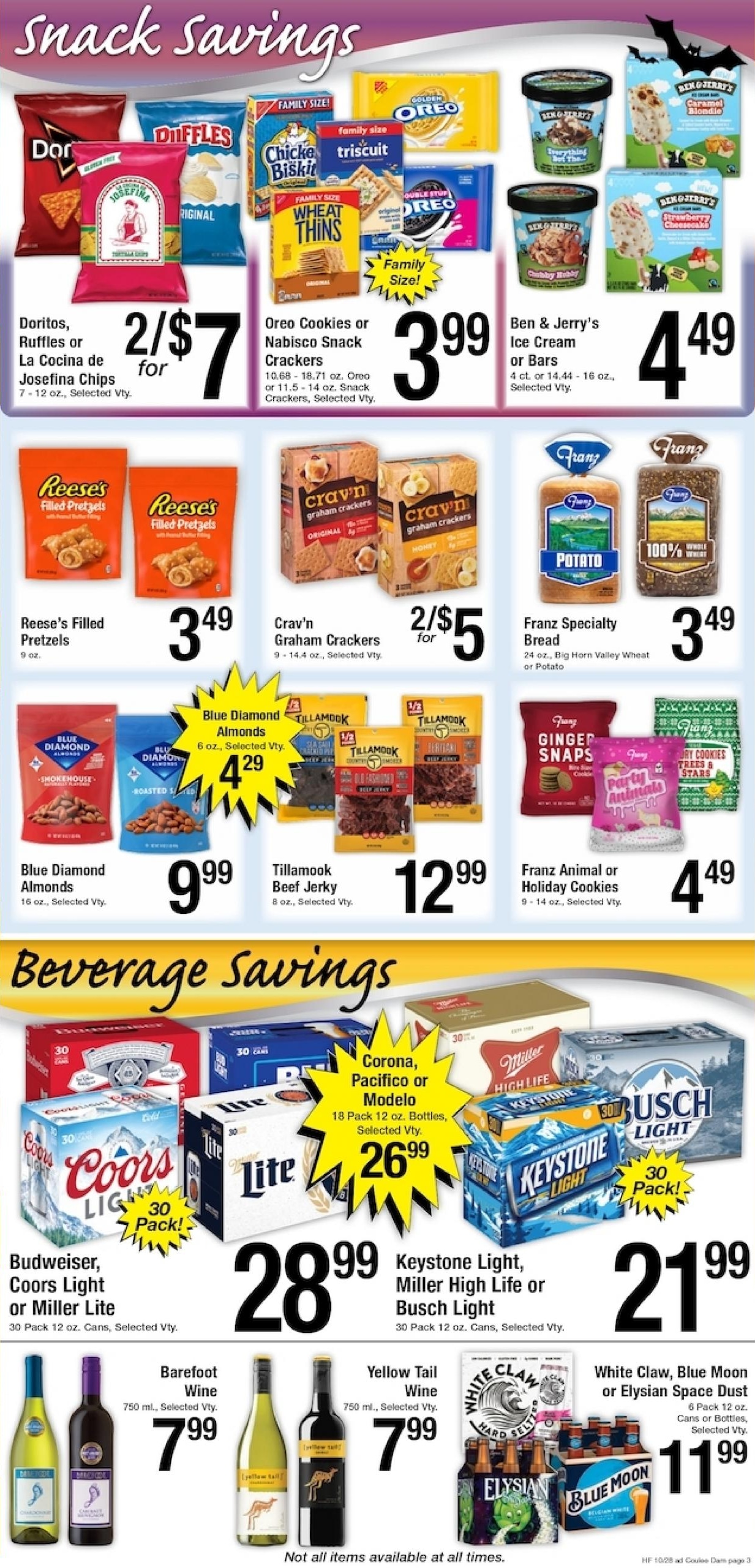 Harvest Foods (Coulee City Area, WA) Weekly Ad October 28 - November 3, 2026