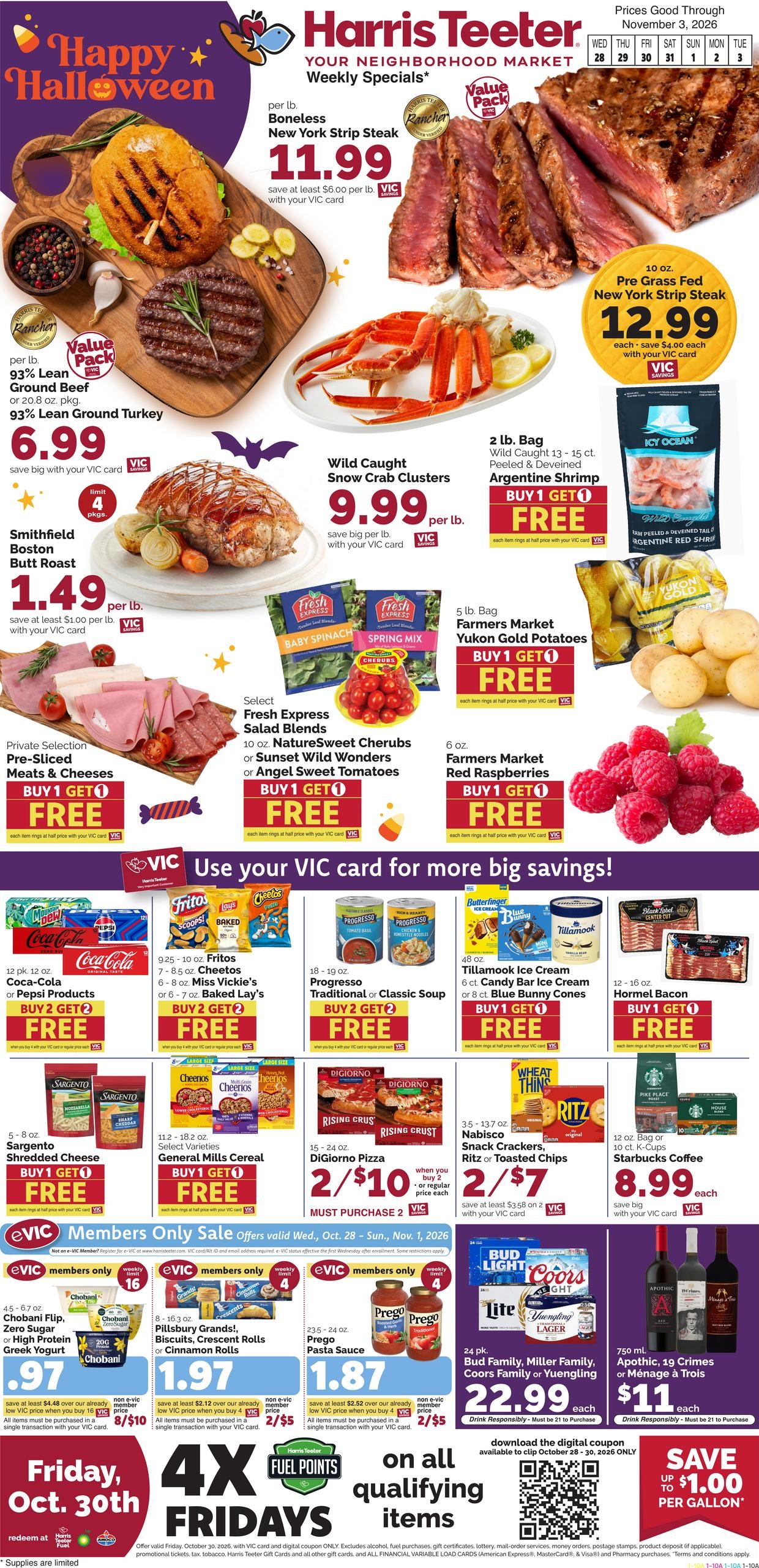Harris Teeter (Saint Simons Island Area, GA) Weekly Ad October 28 - November 3, 2026