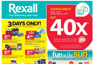 Rexall (West) Flyer July 31 to August 6
