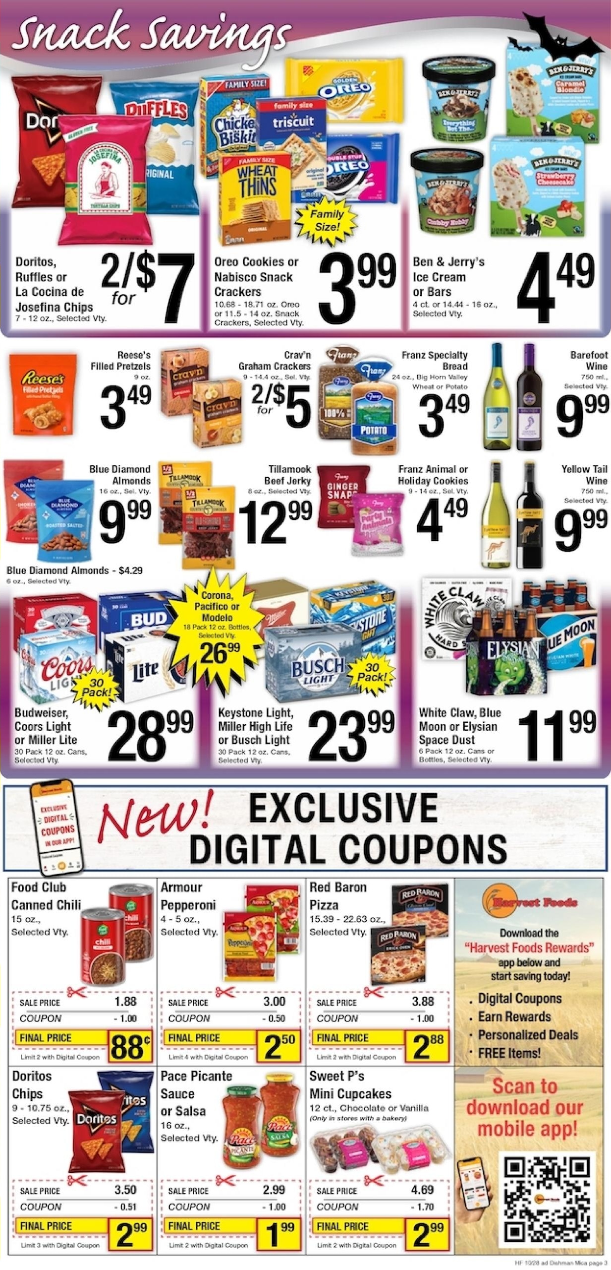 Harvest Foods (Spokane Area, WA) Weekly Ad October 28 - November 3, 2026