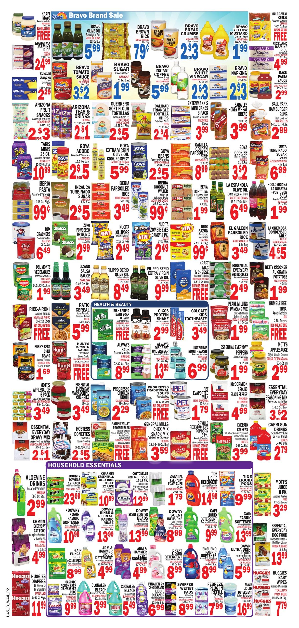 Bravo Supermarket (Terra Ceia Area, FL) Bravo Florida Weekly Weekly Ad October 29 - November 4, 2026