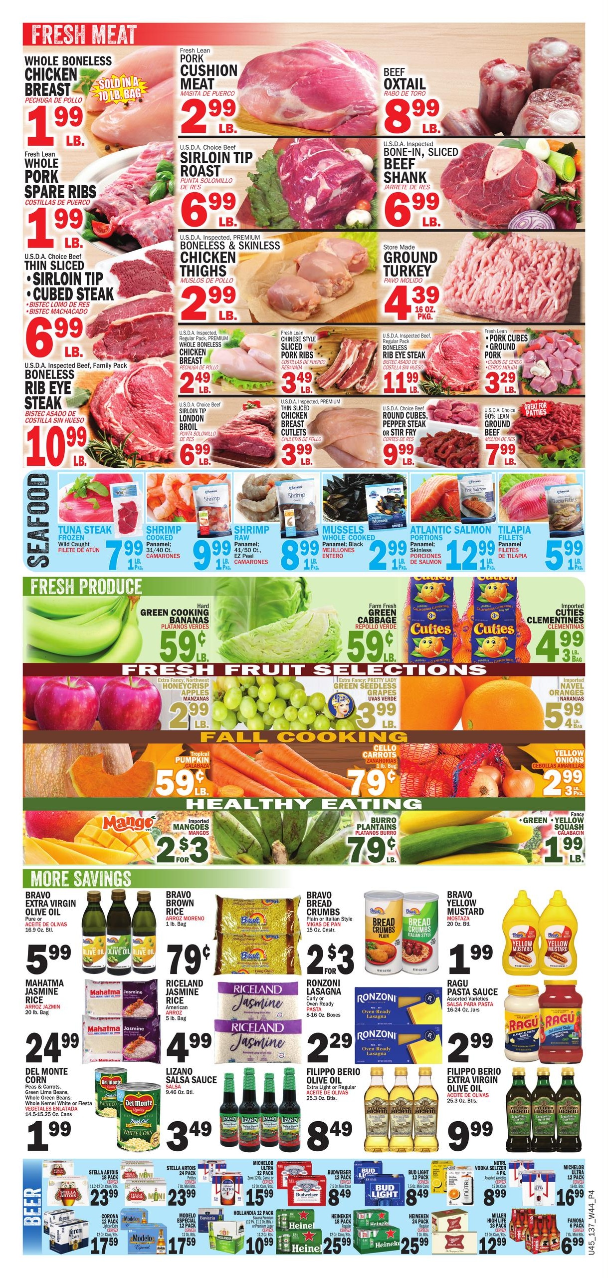 Bravo Supermarket (Terra Ceia Area, FL) Bravo Florida Weekly Weekly Ad October 29 - November 4, 2026