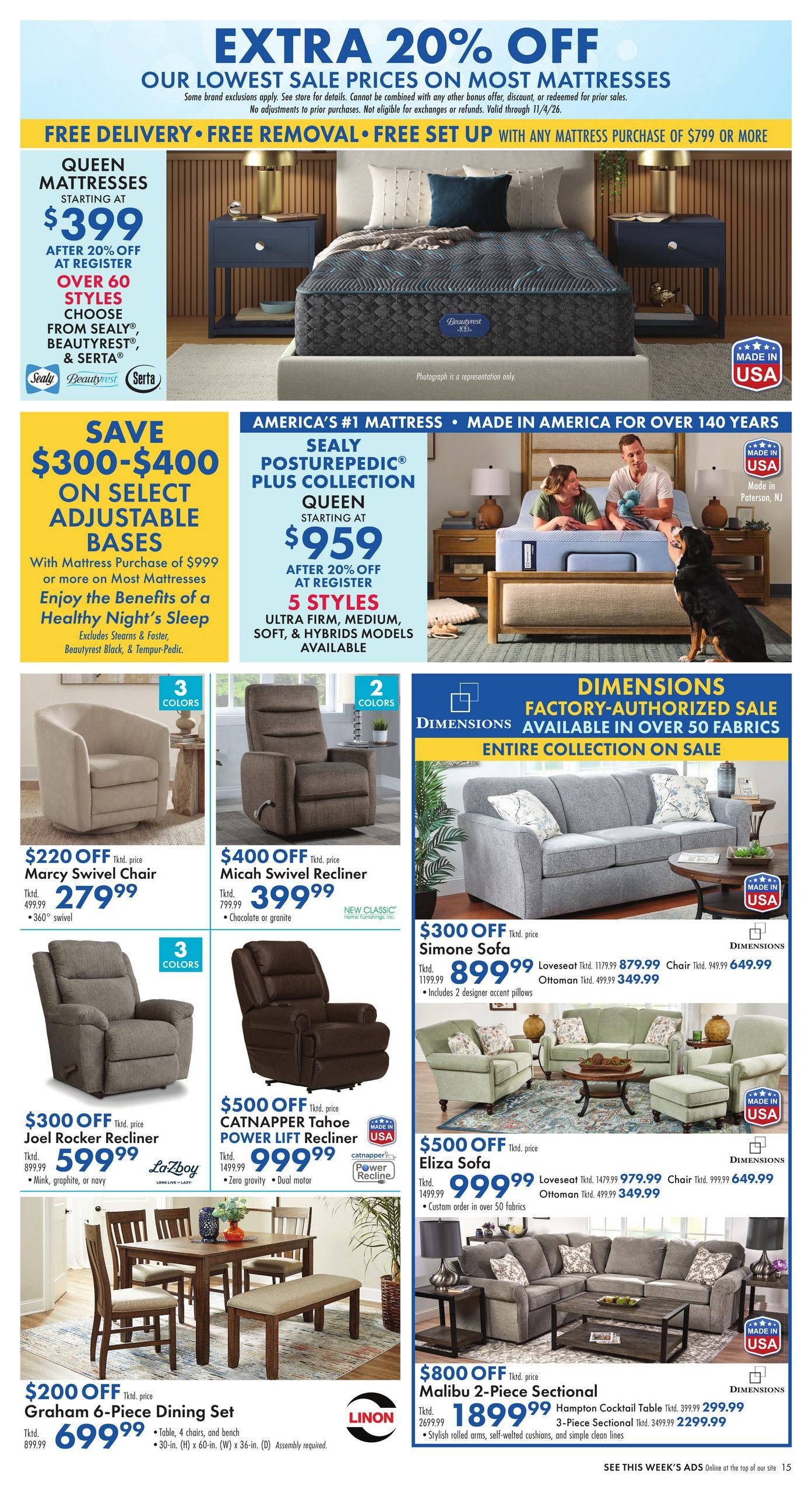 Boscov's (Cromwell Area, CT) Boscov’s Weekly Weekly Ad October 29 - November 4, 2026