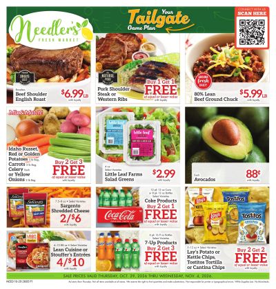 Needler's Fresh Market Weekly Ad October 29 - November 4, 2026
