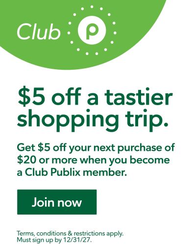 Publix (Saint Augustine Area, FL) Weekly Ad October 29 - November 4, 2026