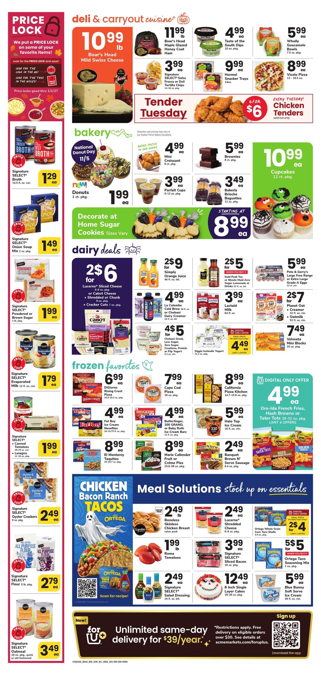 Acme Markets (Jersey City Area, NJ) Weekly Ad October 30 - November 5, 2026