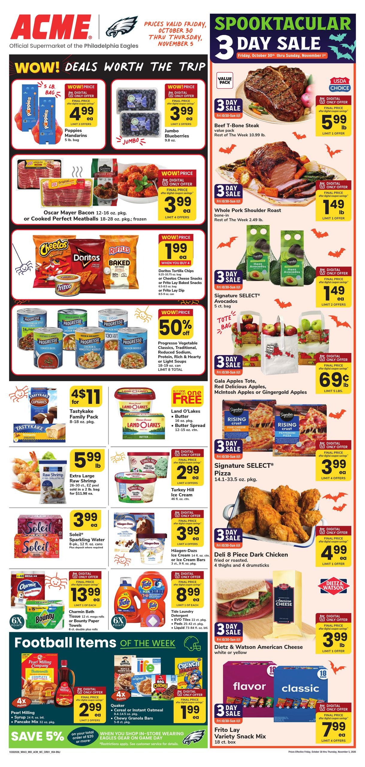 Acme Markets (Haddonfield Area, NJ) Weekly Ad October 30 - November 5, 2026