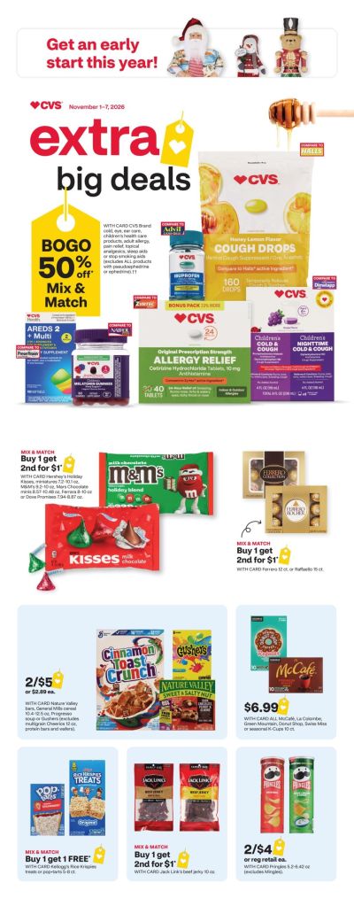 CVS Pharmacy (Raleigh Area, NC) Weekly Ad November 1 - 7, 2026