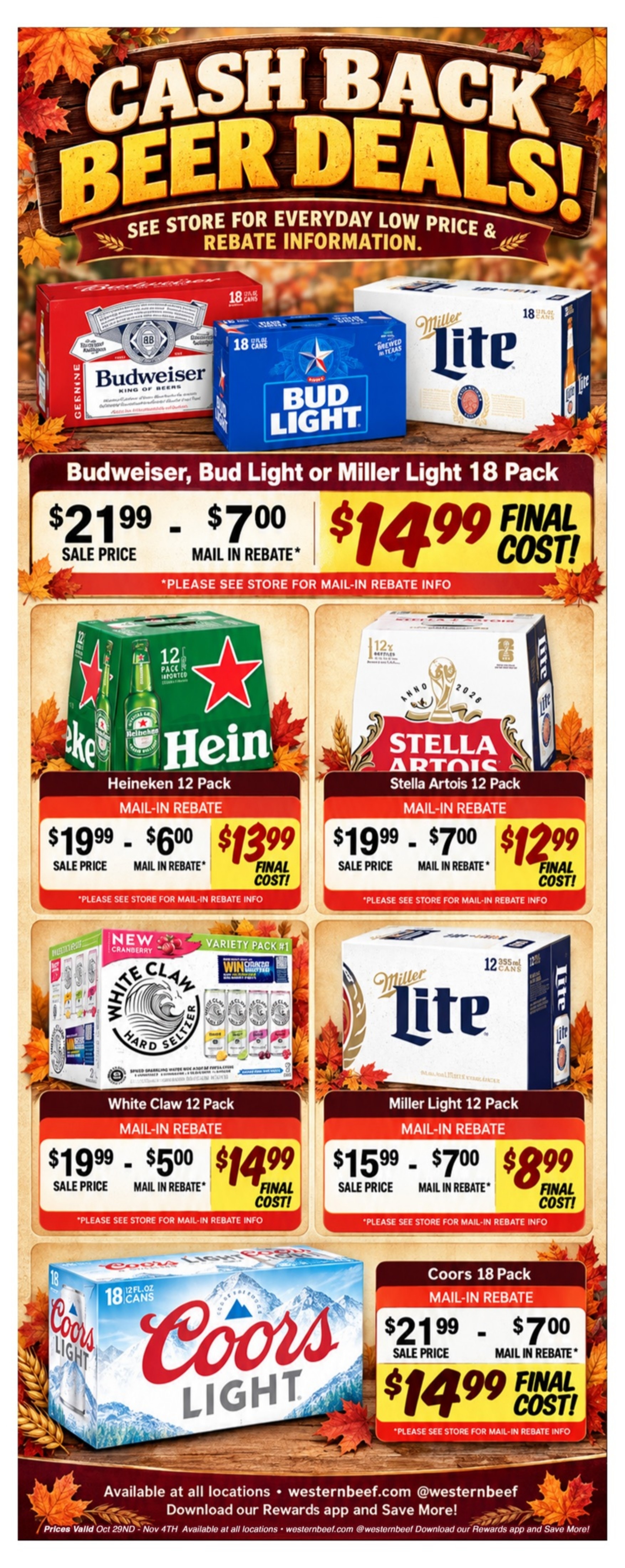Western Beef (New York) Weekly Ad October 29 - November 4, 2026