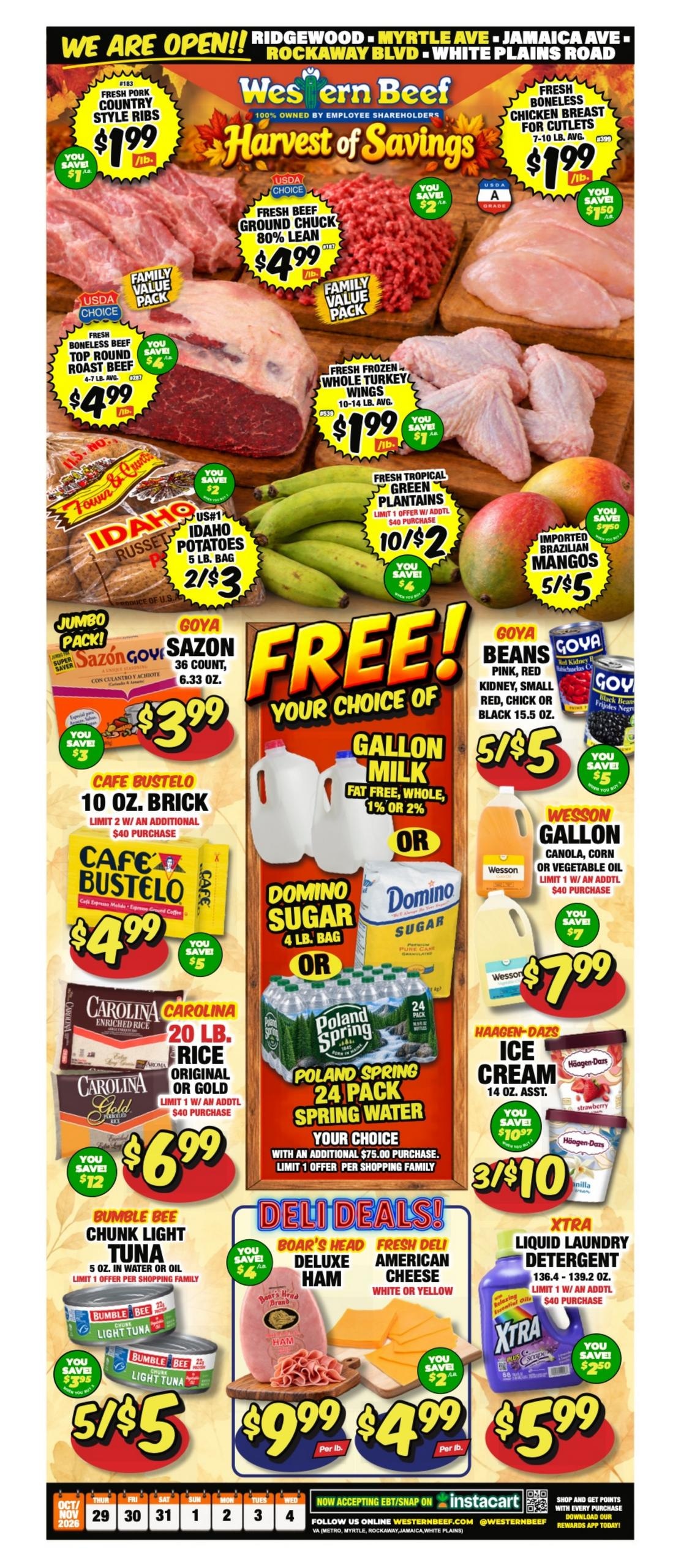 Western Beef Weekly Ad October 29 - November 4, 2026