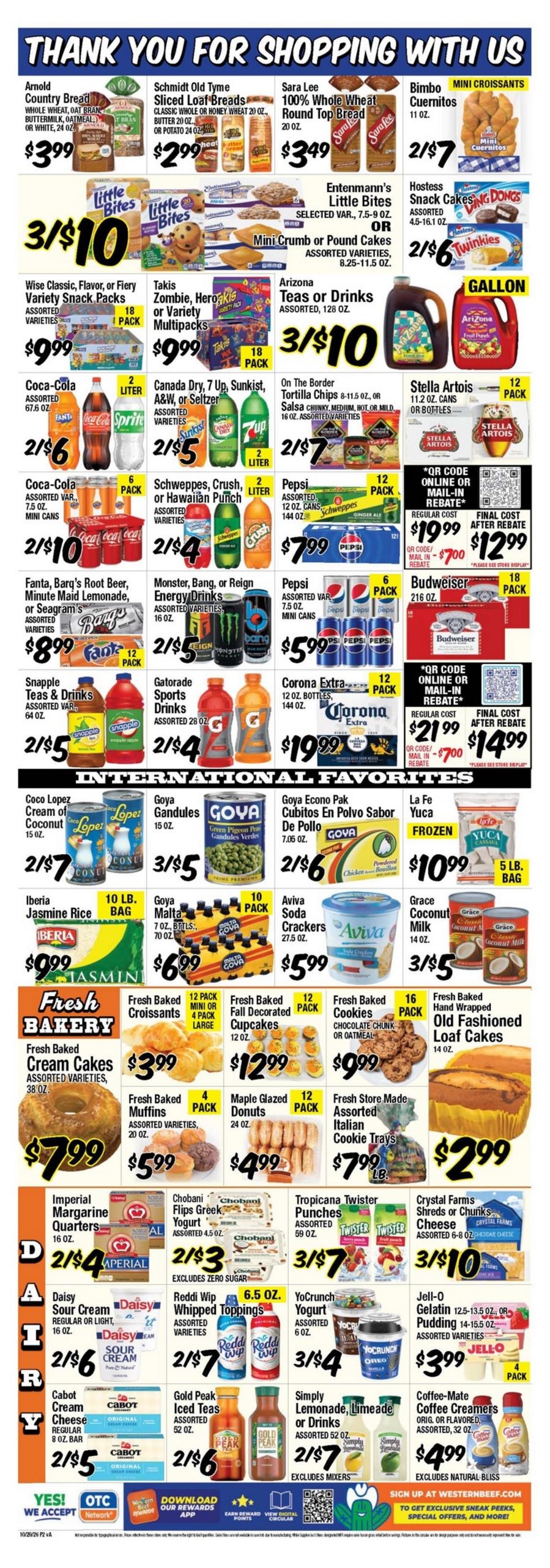 Western Beef Weekly Ad October 29 - November 4, 2026