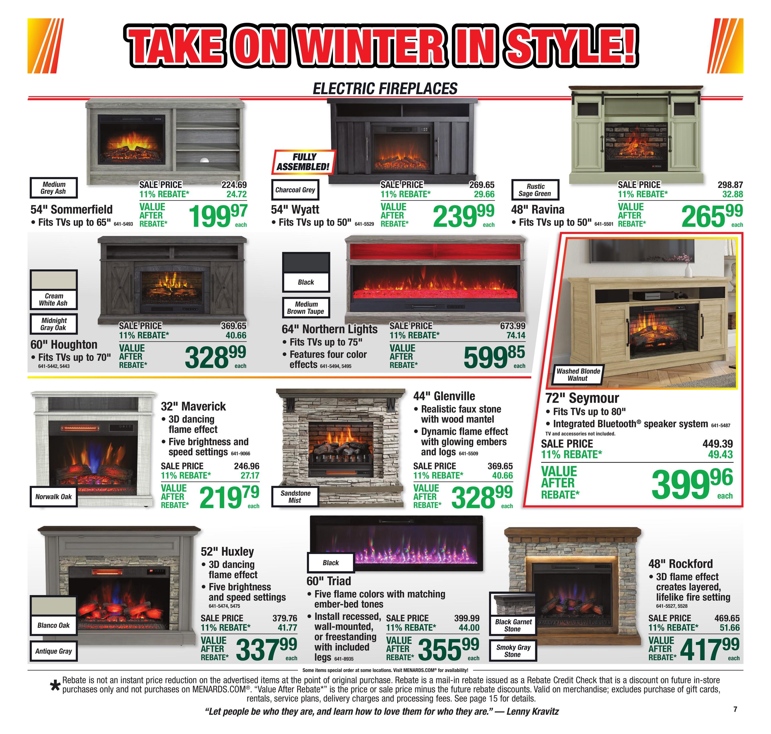 Menards (Atlanta-Traverse City Area, MI) 11% Rebate Sale Weekly Ad October 29 - November 8, 2026
