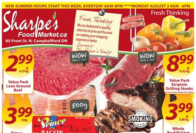 Sharpe's Food Market Flyer July 30 to August 5