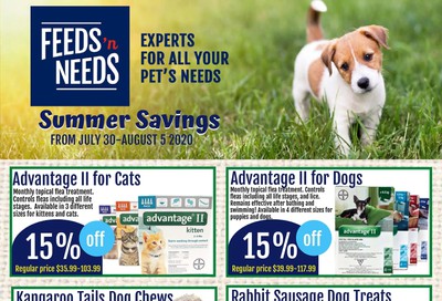 ShurGain Feeds'n Needs Flyer July 30 to August 5