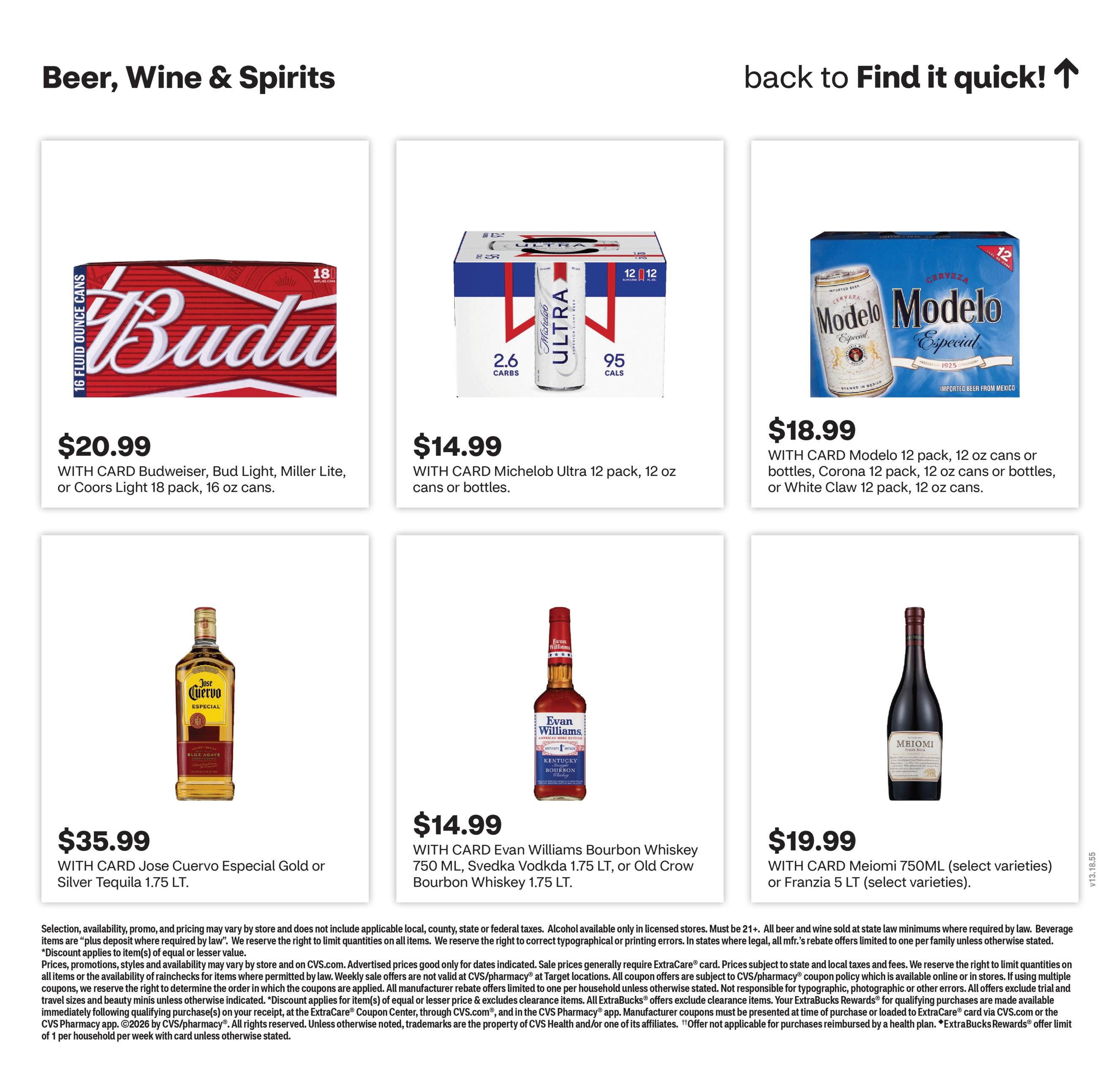 CVS Pharmacy (Spencer Area, IN) Weekly Ad November 1 - 7, 2026
