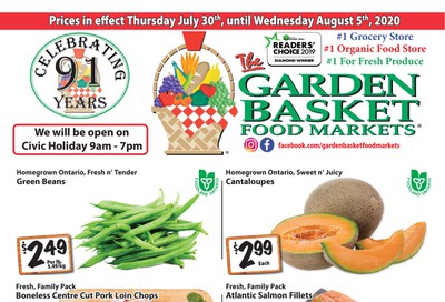 The Garden Basket Flyer July 30 to August 5