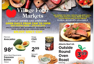 Village Food Market Flyer November 20 to 26