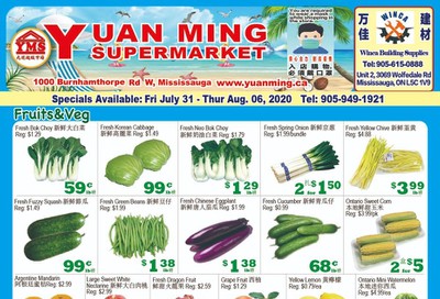 Yuan Ming Supermarket Flyer July 31 to August 6