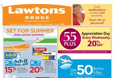 Lawtons Drugs Flyer July 31 to August 6