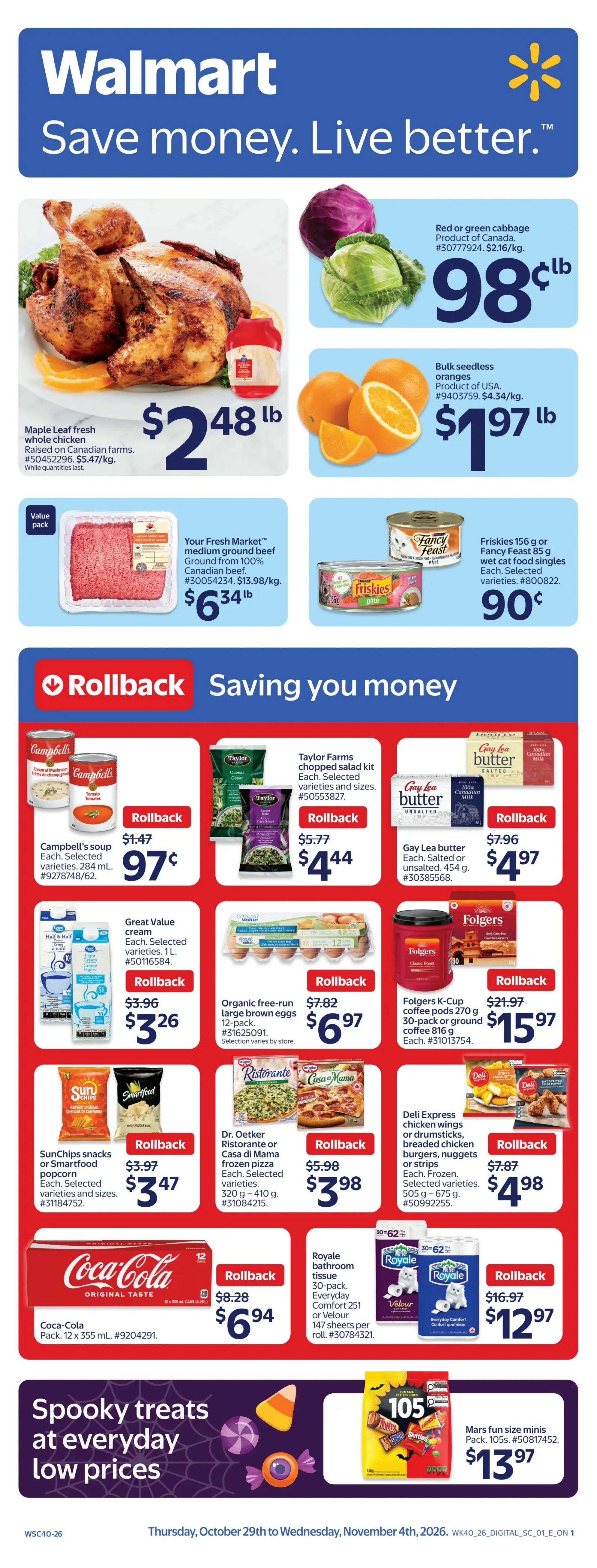Walmart (ON) Flyer October 29 to November 4
