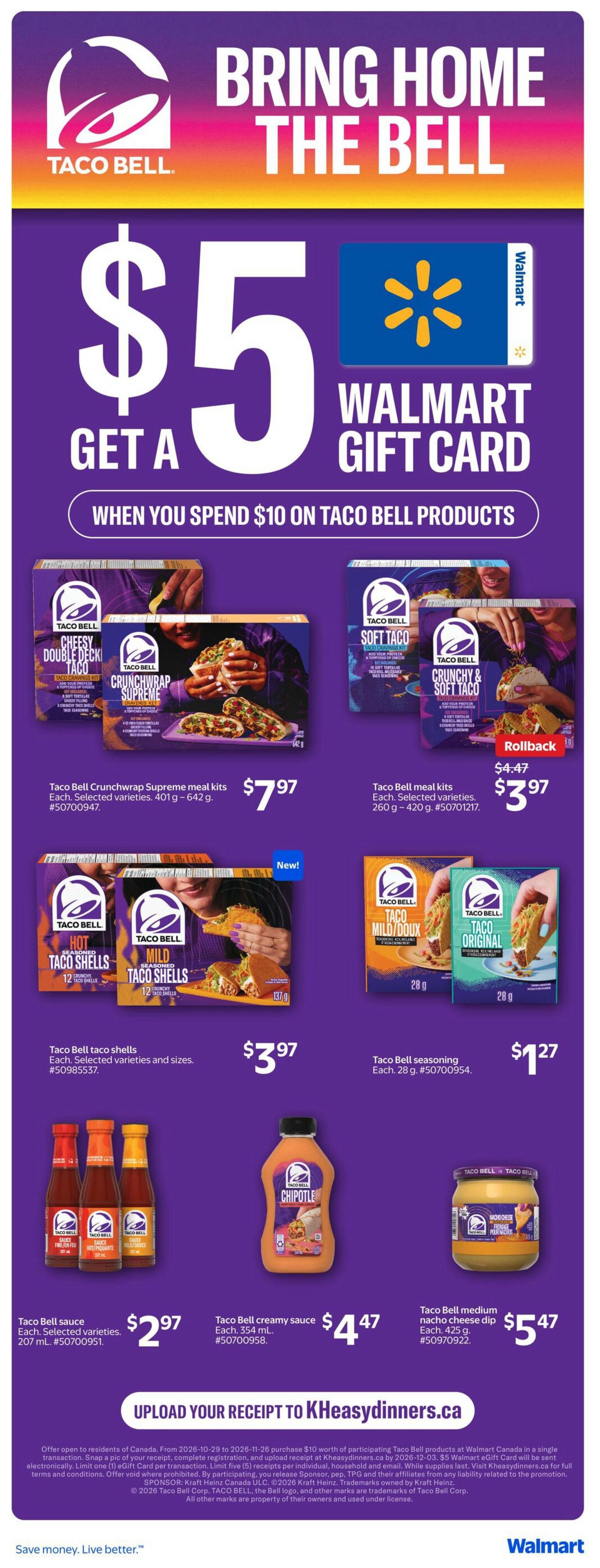Walmart (ON) Flyer October 29 to November 4
