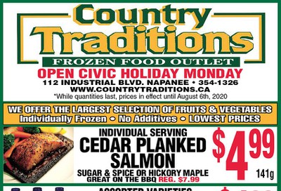 Country Traditions Flyer July 30 to August 6