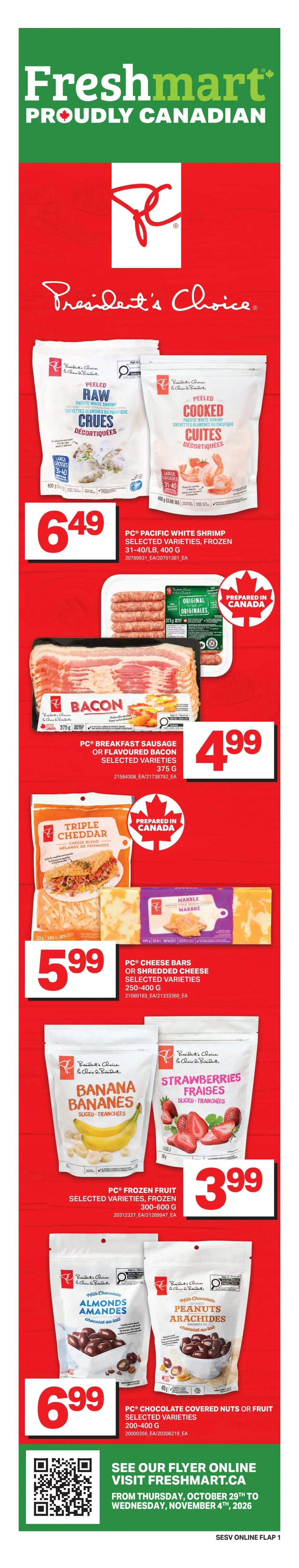 Shop Easy & SuperValu Flyer October 29 to November 4